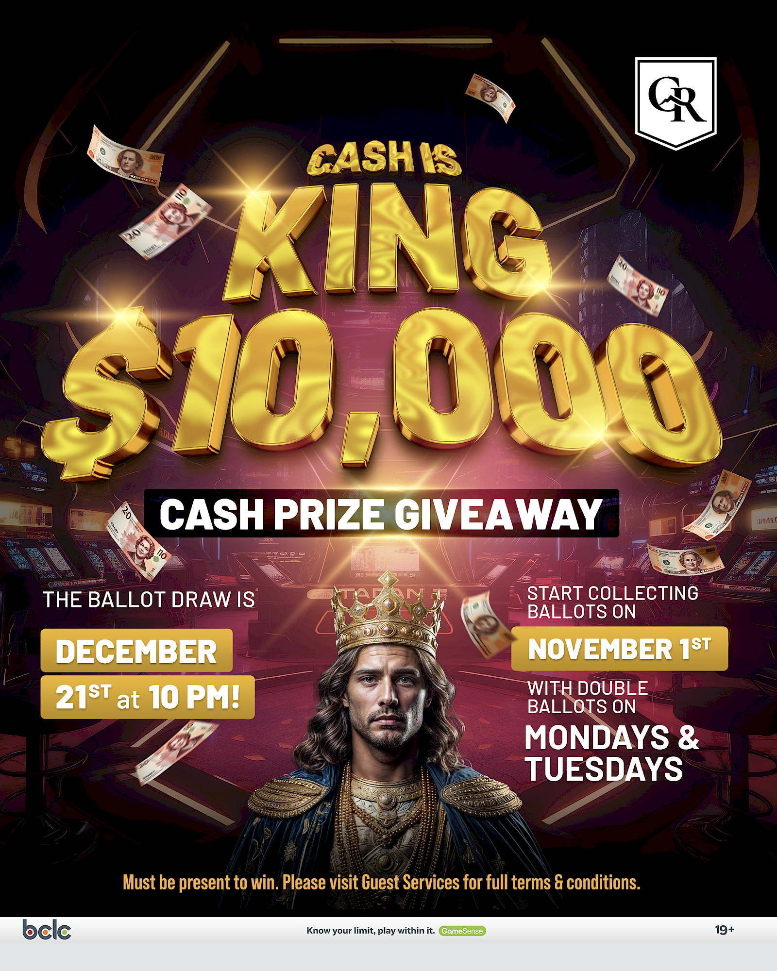 cash giveaway casino cranbrook bc